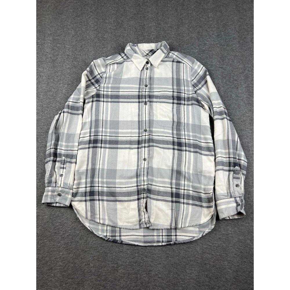 American Eagle Boyfriend Fit Plaid Shirt‎ Size Small